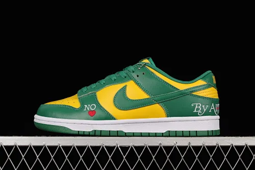 All Categories Nk SB Dunk Series Nk SB Dunk Low Low-top sneakers Supreme x Nk SB Dunk Low joint model yellow-green SB low-top sports and leisure sneakers DO7412-983